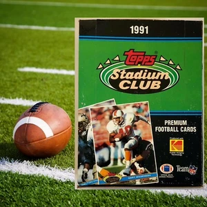 1991 Topps Stadium Club NFL Fútbol 36 Paquete Hobby Box Brett Favre Novato - Imagen 1 de 2