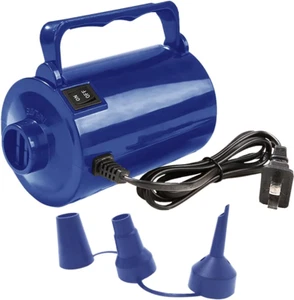 Electric Air Pump for Inflatable Pool Toys - High Power Quick-Fill Air Mattress - Picture 1 of 12