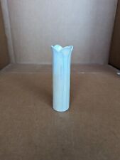 Vintage Off White Iridescent Lusterware FTD Especially for you Vase 7 1/2" 