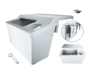Pactrade Marine Kayak Boat White Storage Bin 22 Lure Slots Gunwale Fillet Table - Picture 1 of 7