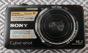 Fotocamera Digitale Sony Cyber-shot WX7 DSC-WX7/B Black Digital Camera 16.2 MP - Foto 1 di 7