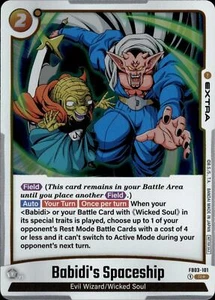 Dragon Ball Z Babidi's Spaceship FB03-101 Raro Torneo y Campeonato Casi Nuevo - Imagen 1 de 1