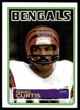 1983 TOPPS ISAAC CURTIS CINCINNATI BENGALS #236 NM MT