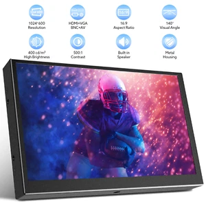 Mini Moniteur 7 Pouces Voiture Vue Arrière Écran Externe Deuxième Écran pour Ordinateur Portable, PC,PS5 - Photo 1/13