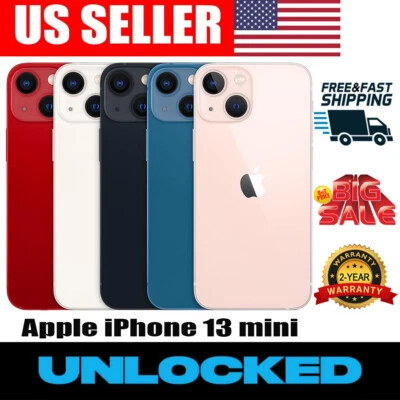 New in Sealed Box Apple iPhone 13 MINI A2481 128/256GB USA Unlocked Smartphone - Image 1 of 4
