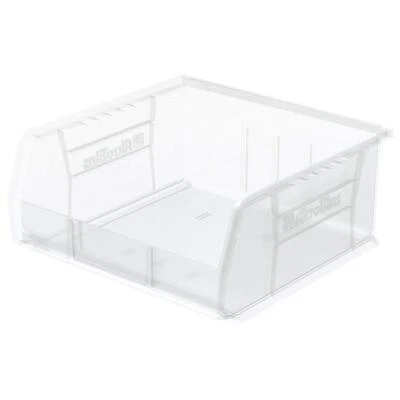 11x11 Stackable Clear Storage Bins 6 Pack Heavy Duty Organizing Containers - Image 1 of 4
