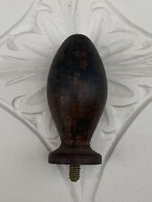 Antique wooden lamp finial 