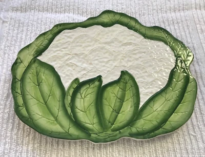 TRIVET O DECORACIÓN COLGANTE VINTAGE DE CALIFLOR CERÁMICA TEXTURIZADA Leonardo Ceramiche Foto 1 de 4