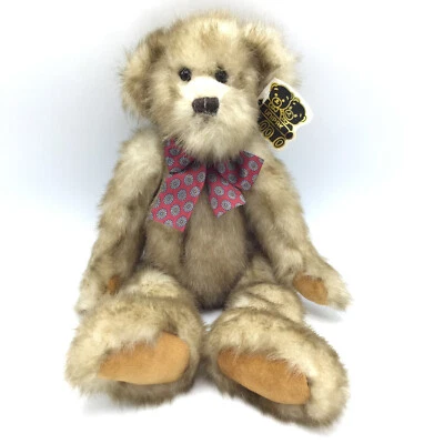 UNIPAK Brown Aunt Ginnie 's Antique Teddy Bear 12" Stuffed Animal Plush w/ Tag - Image 1 of 4
