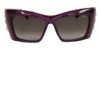 Sunglasses Cazal 8514 003 55 14 135 Plum Gold Violet Gradient Lens 100% Authenti