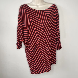 NEW French Connection Top Womens Small Colorful Retro Y2K Rayon Off the Shoulder - Picture 1 of 5