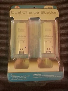 CTA Digital, Doble Estación de Carga Controlador Docks de Carga para Nintendo Wii NUEVO - Imagen 1 de 3
