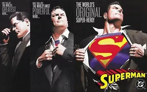 Superman Forever Cómic #1 Hoja Promocional Alex Ross 8" X 5" 1998 - Imagen 1 de 2
