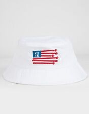 Vote Bucket Hat - USA Flag America American Hands White One Size Unisex