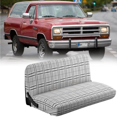 Funda de asiento de silla de montar de banco delantero duradera para coche para Dodge W150 W250 1981-1993 Foto 1 de 4