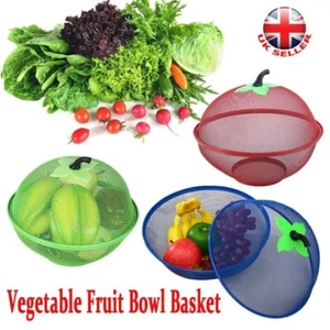 Fruits Bowl Basket Apple Shape Dinning Table Kitchen Vegetable Fruit Net Basket - Picture 1 of 14