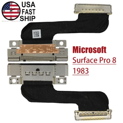 OEM Power Jack Flex Cable Charging Port Dock For Microsoft Surface Pro 8 1983 - Image 1 of 4