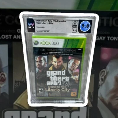 Grand Theft Auto IV Episodes Liberty City Xbox 360 WATA PSA CGC Complete Edition - Image 1 of 4