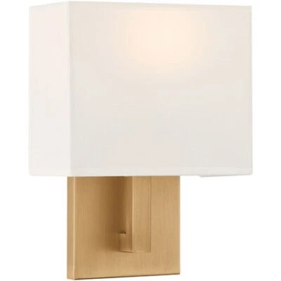Access Lighting 64061LEDDLP-ABB/WH Mid Town Wall Sconce Antique Brushed Brass - Image 1 of 4