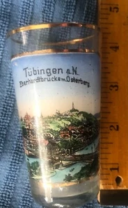Vintage Tübingen Shot Glass Eberhardtbrucke. Osterberg - Picture 1 of 4