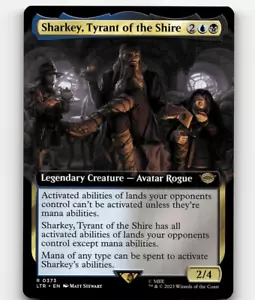 Magic The Gathering - Sharkey, Tirano de la Comarca (Arte Extendido) 373 - El Señor de los Anillos - Imagen 1 de 1