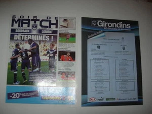 Programm Nr. 55 - Bordeaux / Lorient - 30. März 2013 + Spielblatt - Bild 1 von 1