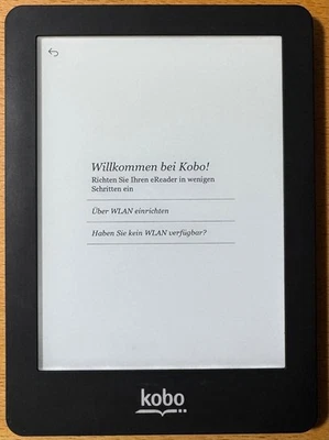 Ebook-Reader Kobo Glo Schwarz 6 Zoll mit Touchscreen in TOP-Zustand - Bild 1 von 4
