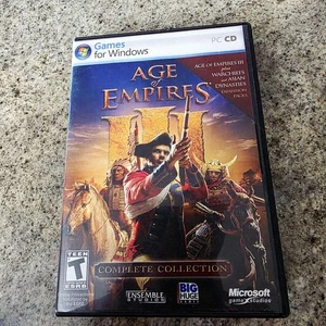 Age of Empires III: Colección Completa (PC, 2009) Completo en Caja Raro De Colección - Imagen 1 de 16