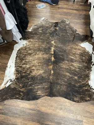 Ringo The Brazilian Beauty! Tapete de couro de vaca genuíno bronzeado Veg Ethically Sources! - Imagem 1 de 2