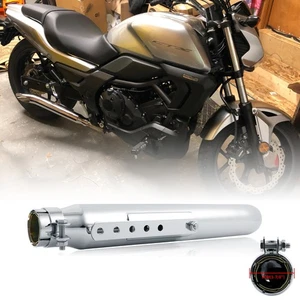 20" Motorcycle Slip-On Exhaust Pipe Muffler For Honda CTX 700N 1300D Racing Bike - Picture 1 of 13