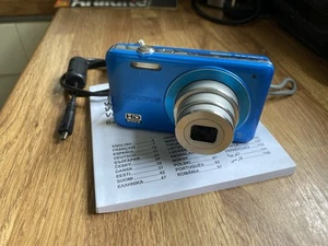 Olympus Digital VG-120 14.0MP Blue Camera + Battery & Charger - Picture 1 of 9