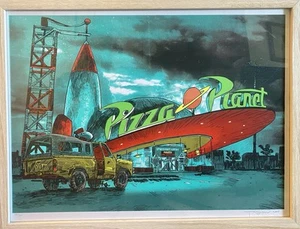 Tim Doyle “It’s A Spaceship” 2015 Unreal Estate 106/150 Toy Story Pizza Planet - Picture 1 of 4