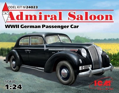 ICM 1/24 ADMIRAL SALOON WWII GERMAN PASSENGER CAR - Immagine 1 di 2