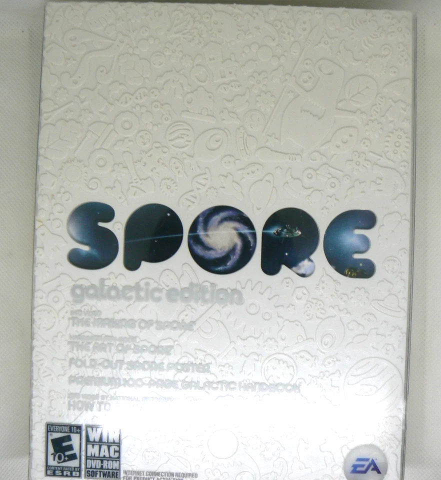 Spore: Galactic Edition (PC/Mac, 2008) – 2 Discs + Handbook + Extras, Complete - Image 1 of 4