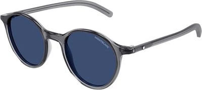NUEVO Gafas de sol Mont Blanc MB0324S-003/004, 50 mm, 100 % auténticas - azules y verdes Foto 1 de 4