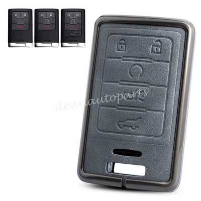 For Cadillac Car Remote Key Fob Case Cover Bag ATS CTS DTS XTS STS SRX Escalade - Image 1 of 4