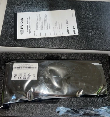 PNY GeForce RTX  5070 Ti Overclocked Triple Fan 16GB GDDR7 NVIDIA Graphics Card - Image 1 of 4