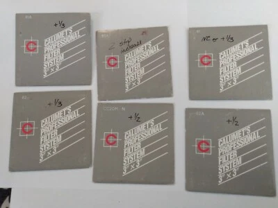 Calumet Pro 3x3" Lot of 6 Filters  - Image 1 of 2