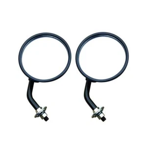 Round Wing Mirrors With Arms PAIR for Land Rover Series 2 2A 3 562912 - Picture 1 of 2