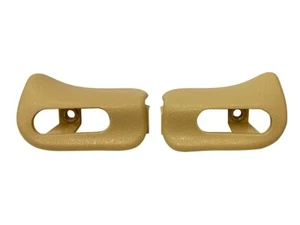 Sun Visor Trim Caps Set for Mercedes R129 SL500 SL600 1994-2001 Shell Cream - Picture 1 of 5