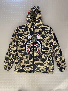 A Bathing Ape Bape Shark Hooded Camouflage Mens Jacket - Brand New With Tag. - Picture 1 of 9