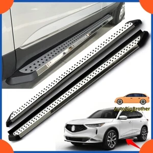 Fits For Acura MDX 2022 2023 2pcs Running Boards Side Steps Pedals Nerf Bar - Picture 1 of 11