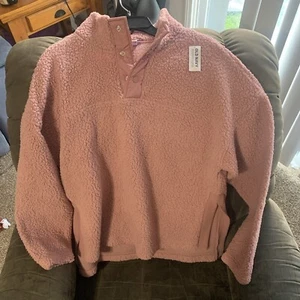 Suéter informal OLD NAVY para mujer 3 botones rosa talla mediana nuevo con etiquetas - Imagen 1 de 7
