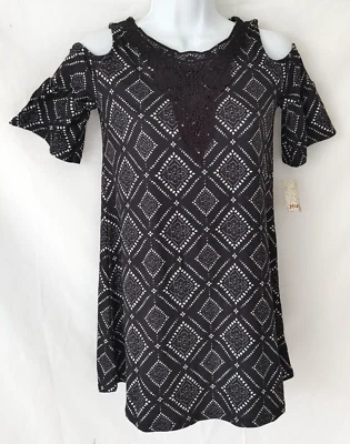 NIÑAS TALLA 7 8 ** ROPA DE VESTIR DE VERANO HOMBRO FRÍO - NUEVO NUEVO CON ETIQUETAS Foto 1 de 4