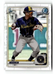 2020 Bowman Chrome Refractor #BD-97 Zavier Warren - Picture 1 of 2