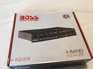 Boss Audio EQ1208 Auto 4 Band Vorverstärker Stero 12 V Equalizer EQ RCA - Neu - OPEN BOX - Bild 1 von 11