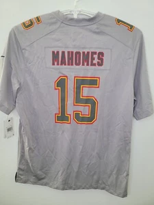 NWT Nike Men 2XL XXL Chiefs Superbowl LVII 57 Mahomes On Field Gray Jersey XXL59 - Picture 1 of 11