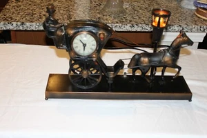 United Metal Goods Horse Carriage Clock & Lamp Works - Bild 1 von 24