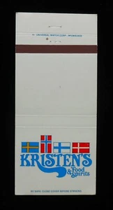 1970s? Kristin's Food & Spirits Nautical Flags Stevens Point WI Portage Co MB - Picture 1 of 1