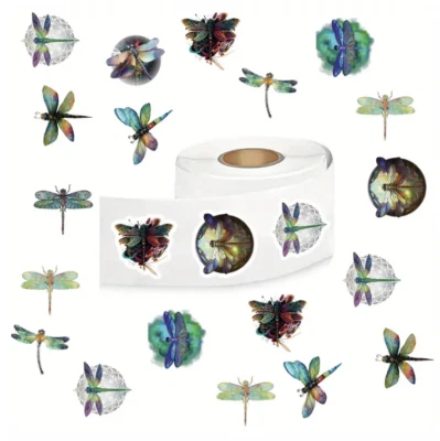 Dragonfly Stickers 2.5cm 50/100pc Scrapbooking Journal Decoration Cards Craft - image 1 of 4